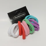 Hair Ties Elastic Seamless Band Ponytailers 12Pcs Mixed Colors Ponytail tie