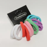 Hair Ties Elastic Seamless Band Ponytailers 12Pcs Mixed Colors Ponytail tie