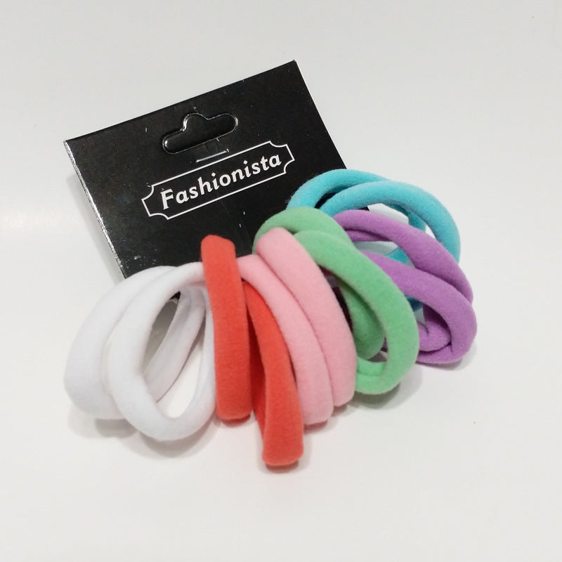 Hair Ties Elastic Seamless Band Ponytailers 12Pcs Mixed Colors Ponytail tie