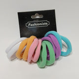 Hair Ties Elastic Seamless Band Ponytailers 12Pcs Pastel Colors Ponytail tie