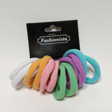Hair Ties Elastic Seamless Band Ponytailers 12Pcs Pastel Colors Ponytail tie
