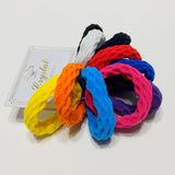 Hair Ties Elastic Seamless Band Ponytailers Multicolor Bright Ponytail 10 Pcs