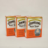 Johnson's Foot Soap Quick Dissolving Powder Soothes Softens Relieves 3 Boxes