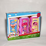 Lalaloopsy  Bubblegum Scented Bubble bath, Body Lotion and Body wash 3-Pc Set