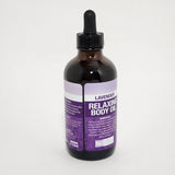 Lavender Relaxing Body Oil 4 oz with Sunflower & Rosemary by 18 Actives