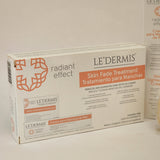 Ledermis Radiant Effect Skin lightening Cream Fade Treatment Dark Spots Kit