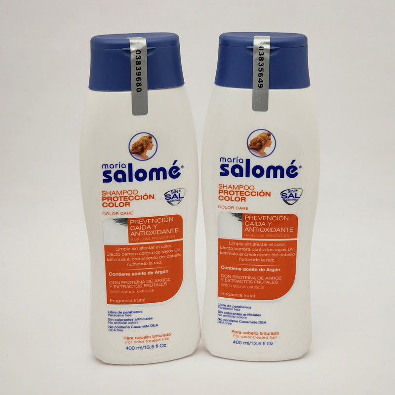 Maria Salome Color Protection Shampoo 13.5 oz Salt Free Sin Sal - Lot of 2