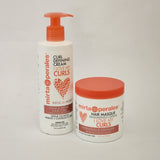 Mirta De Perales I love my Curls Defining Cream 8 oz & Hair Mask 6oz Hydrates 2 Pc