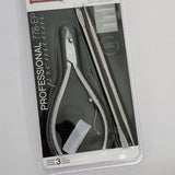 Mundial 778-EP Professional Premium Cuticle Nipper Spatula Pusher & Nail Stick