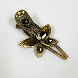 Olive Green Butterfly Hair Clip Claw Clip