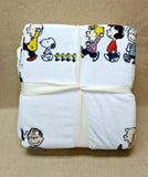 Peanuts Snoopy Velvet soft Throw Blanket Berkshire 90" X 90" Fleece Full Queen