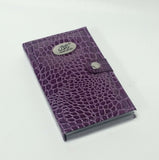 Purple BR Makeup Purse Kit Set Eyeshadow Lip Color Blush Glitter Applicators