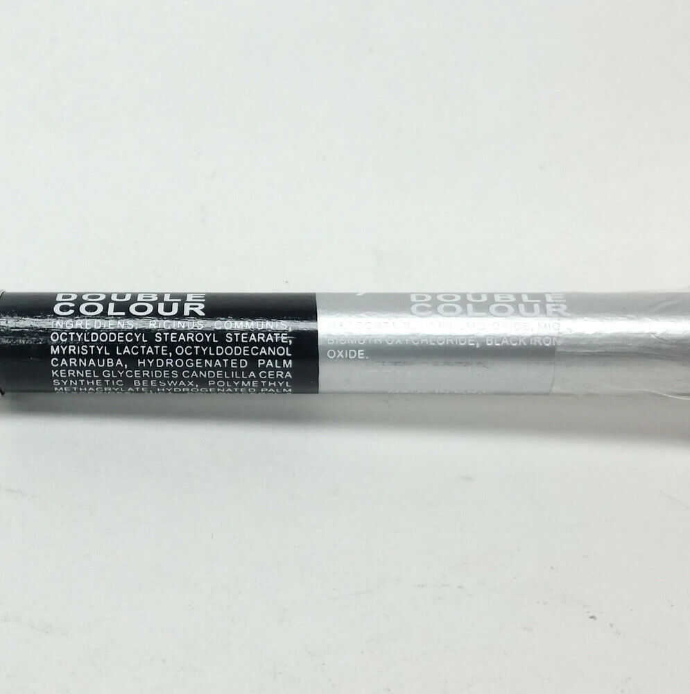 Santee Double Color Jumbo Eyeliner Black & Silver 4.3 g with Sharpener on Top