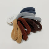 Seamless Hair Ties Elastic Band Ponytailers Brown Gray Black Ponytail Tie 10 Pcs