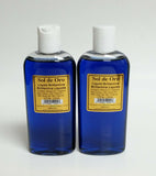 Sol de Oro Liquid Hair Brilliantine Brillantina Para Cabello 4oz Blue - Lot of 2