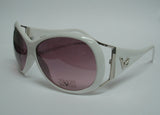 Women's Sunglasses White Frame Pink Lens VG2806