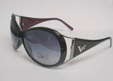 Women's Sunglasses Dark Burgundy Frame Smoke Lens VG2806