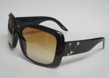 Women's Sunglasses Brown Frame Amber Lens P0340