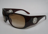 Women's Sunglasses Brown Frame Amber Lens 72259D