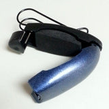 Sunglasses Visor Clip Holder for Car or Belt Metallic Blue Color - New