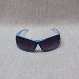 K6419TS teddy bear children sunglasses girls blue frame smoke lens