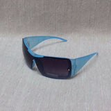 K6419TS teddy bear children sunglasses girls blue frame smoke lens