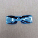 K6419TS teddy bear children sunglasses girls blue frame smoke lens