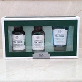 The Body Shop Tea Tree Essentials 5 PC Kit Facial Wash Mattifying Toner & Lotion