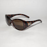 Women Fashion Sunglasses Tortoise Shell frame Amber Lens DG2526