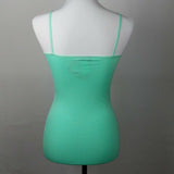 Womens Cami Tank Top Spaghetti Strap Seamless Camisole Tunic Mint Green