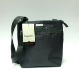 Baggallini Gray Crossbody Bag Purse Travel Nylon Water Resistant MCR389B0021