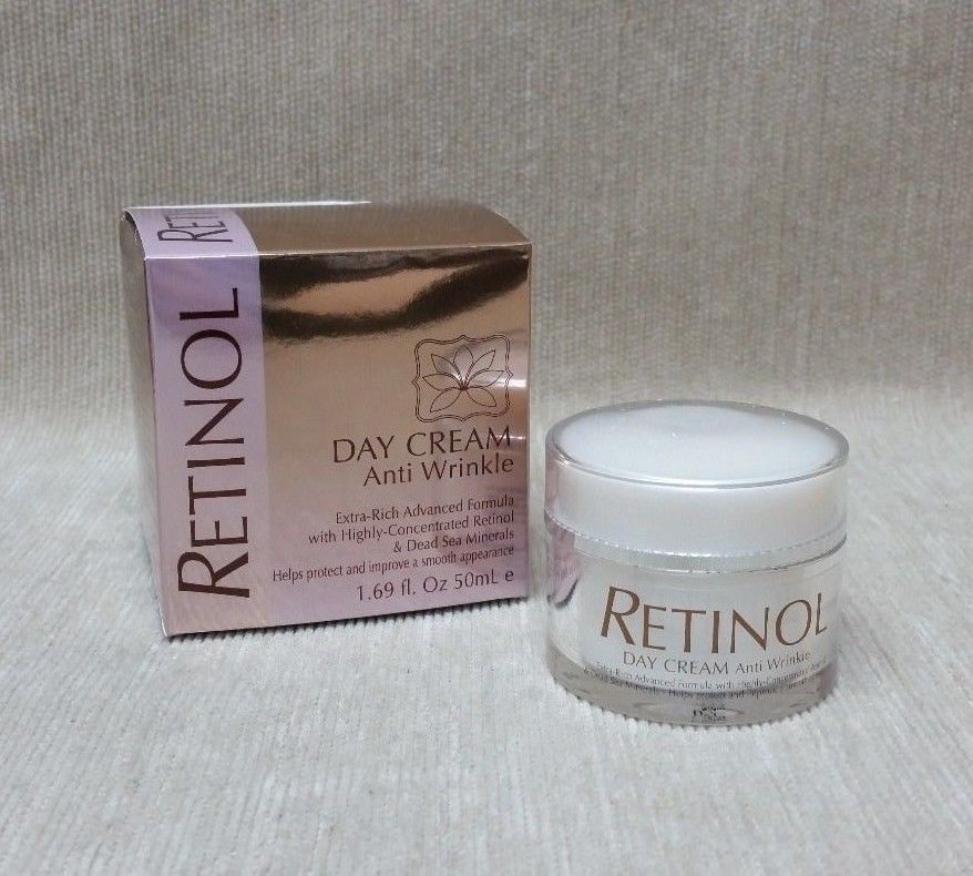 Spa Cosmetics Retinol Day Cream Anti Wrinkle With Dead Sea Minerals 1.69 oz