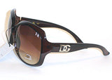 Women's Sunglasses Brown Frame Amber Lens DG2557